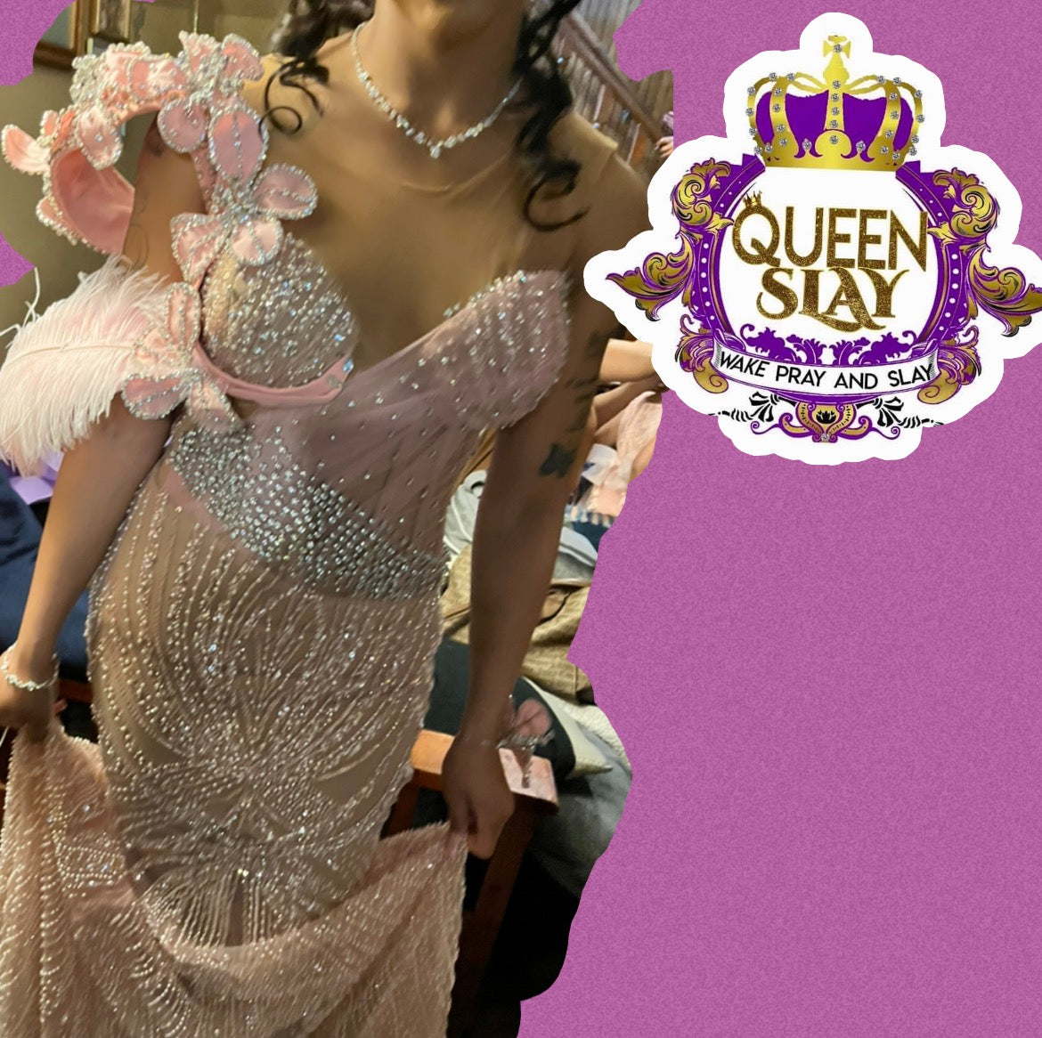 Structured mermaid corset